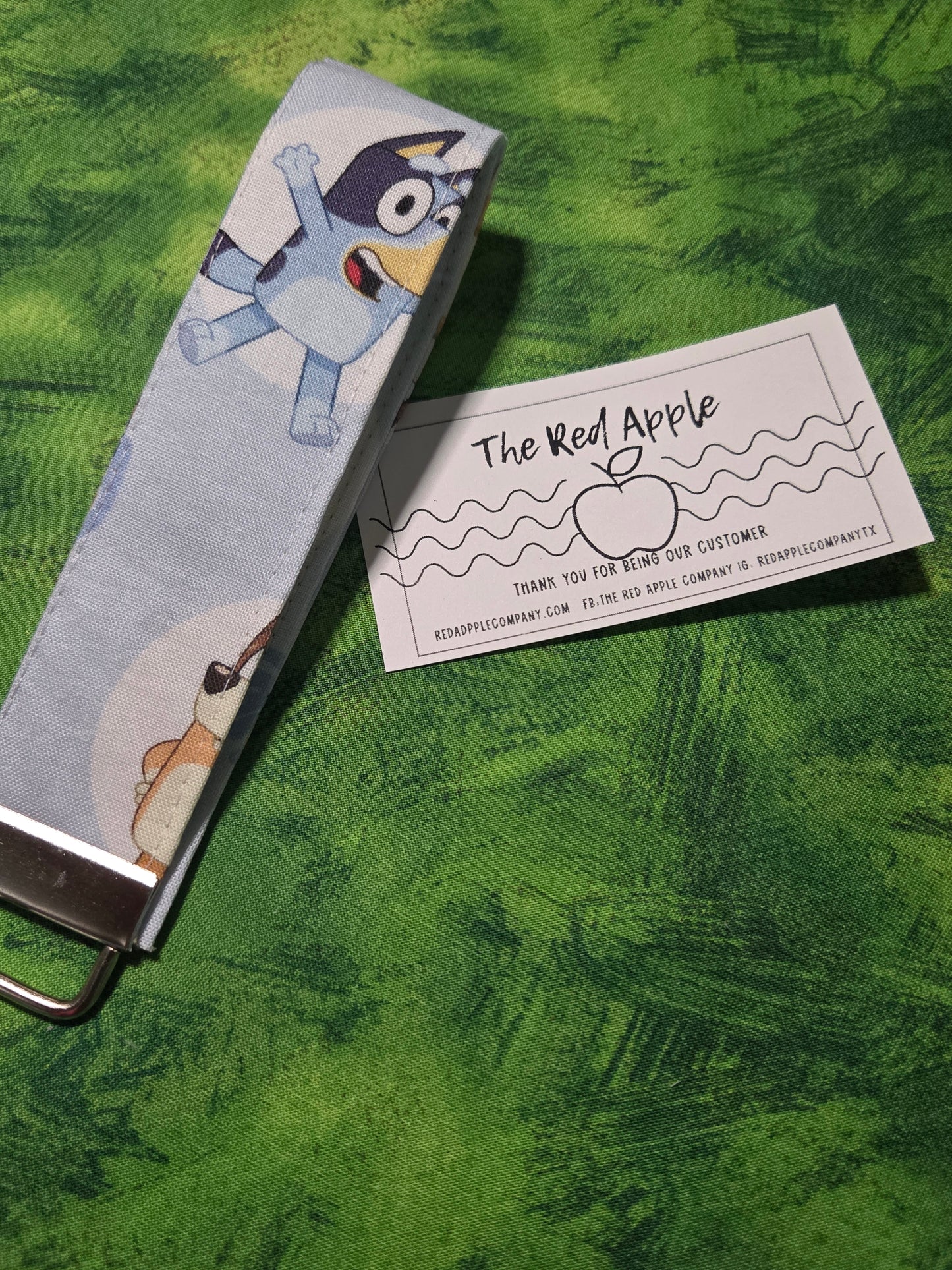 Bluey and Bingo wristlet