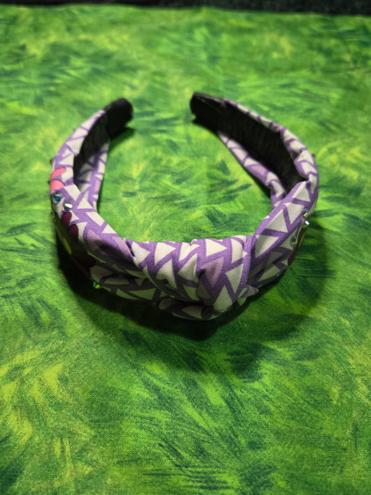 Purple Flowers Headband