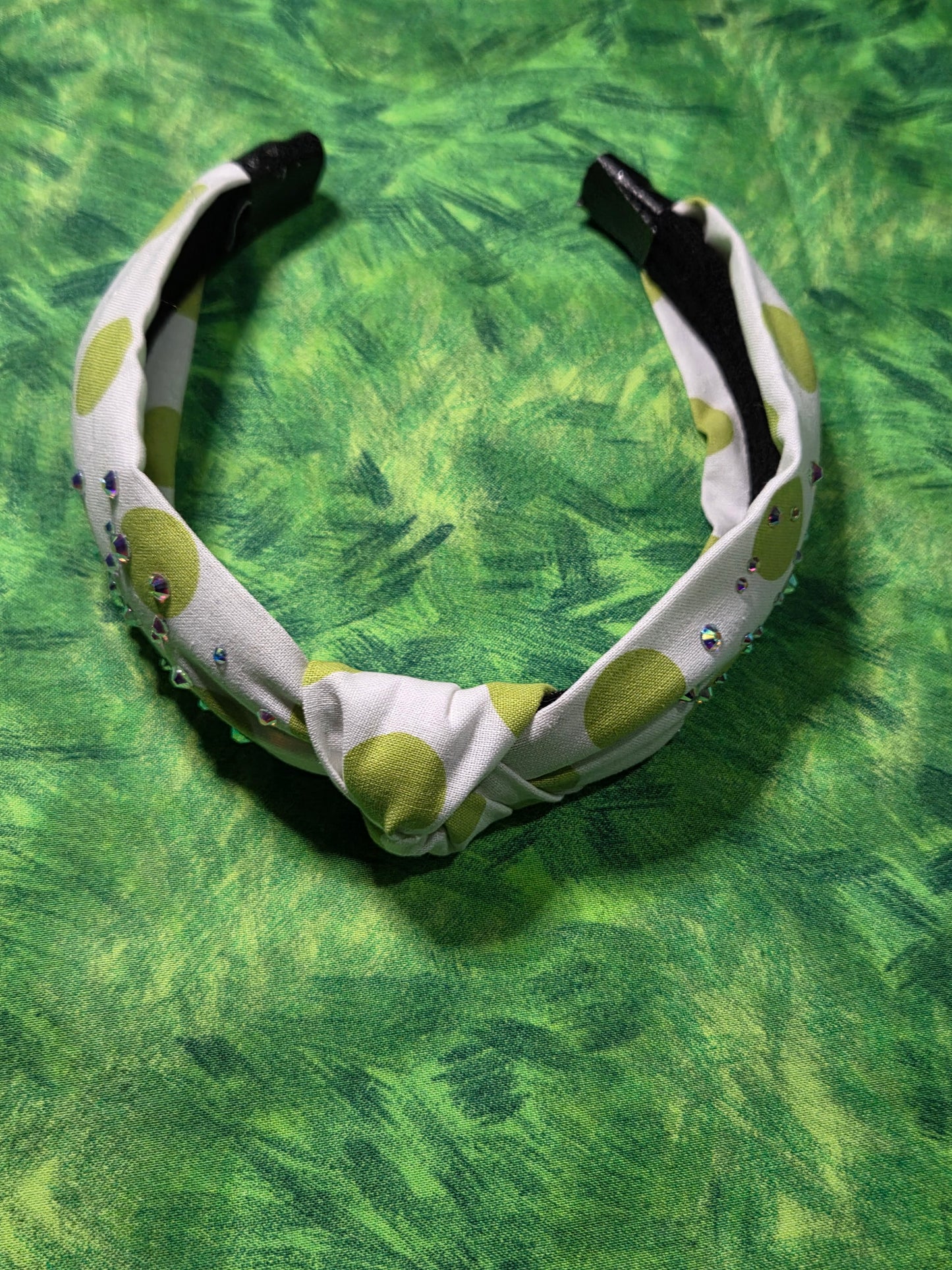 Green Dots Headband