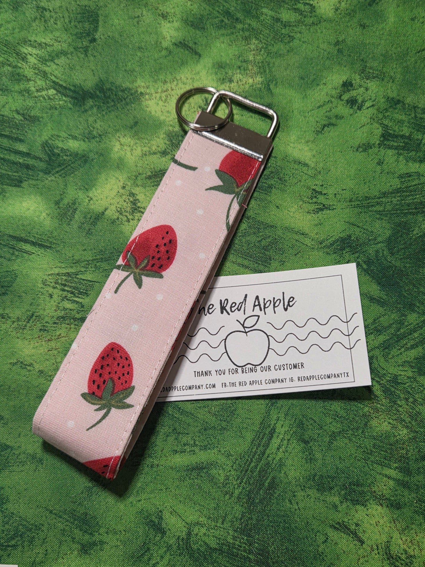 Strawberries wristlet