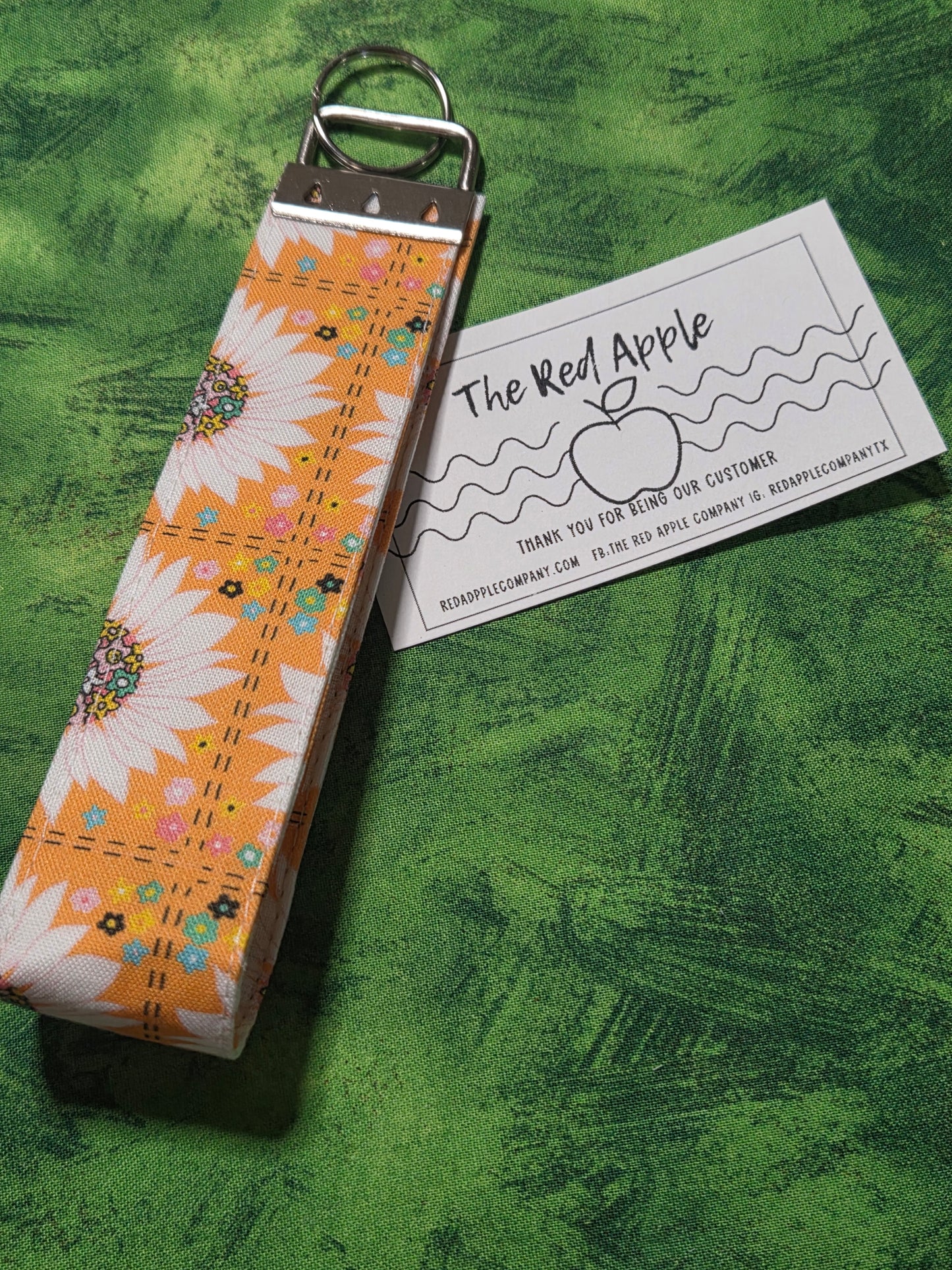 Orange Groovy wristlet