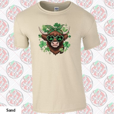 Highland Cow St. Patrick's Day