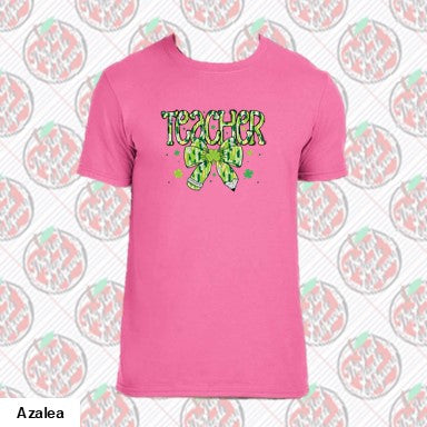 Teacher Pencil Bow St. Patrick