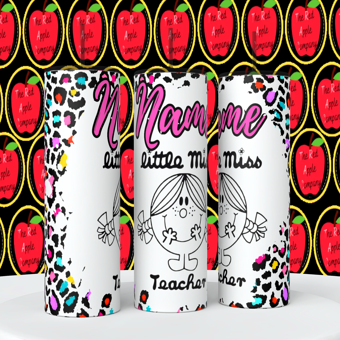 Little Miss Teacher Tumbler
