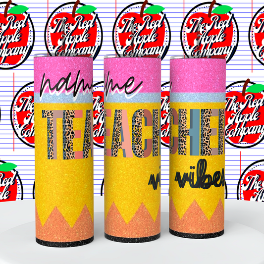 Teacher Vibes Tumbler