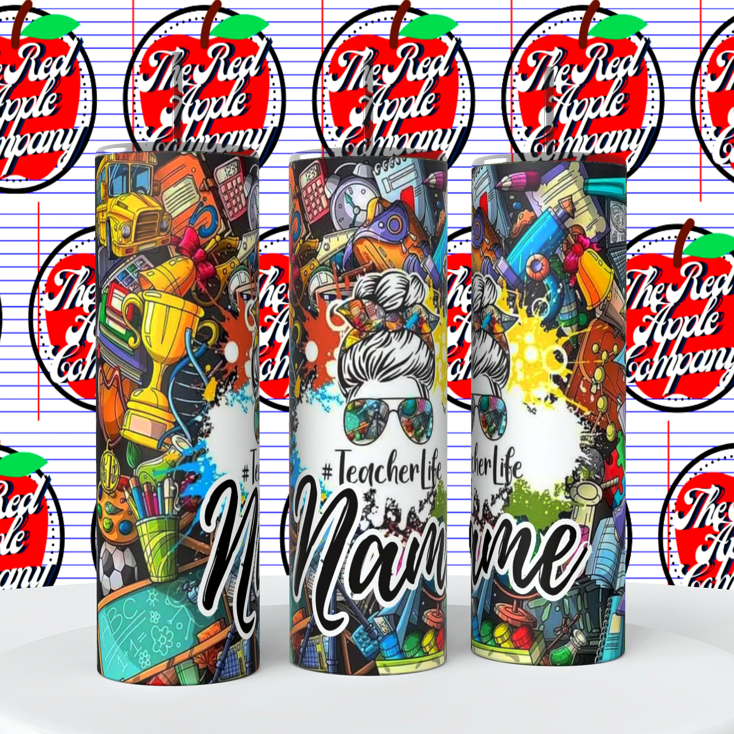 Teacher Life Bun Tumbler