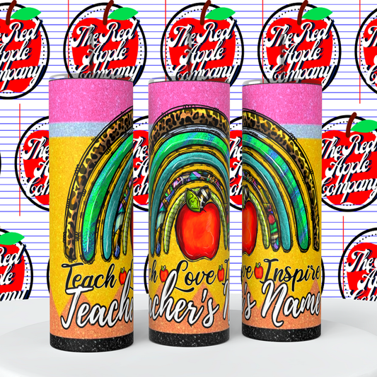 Rainbow Apple Tumbler