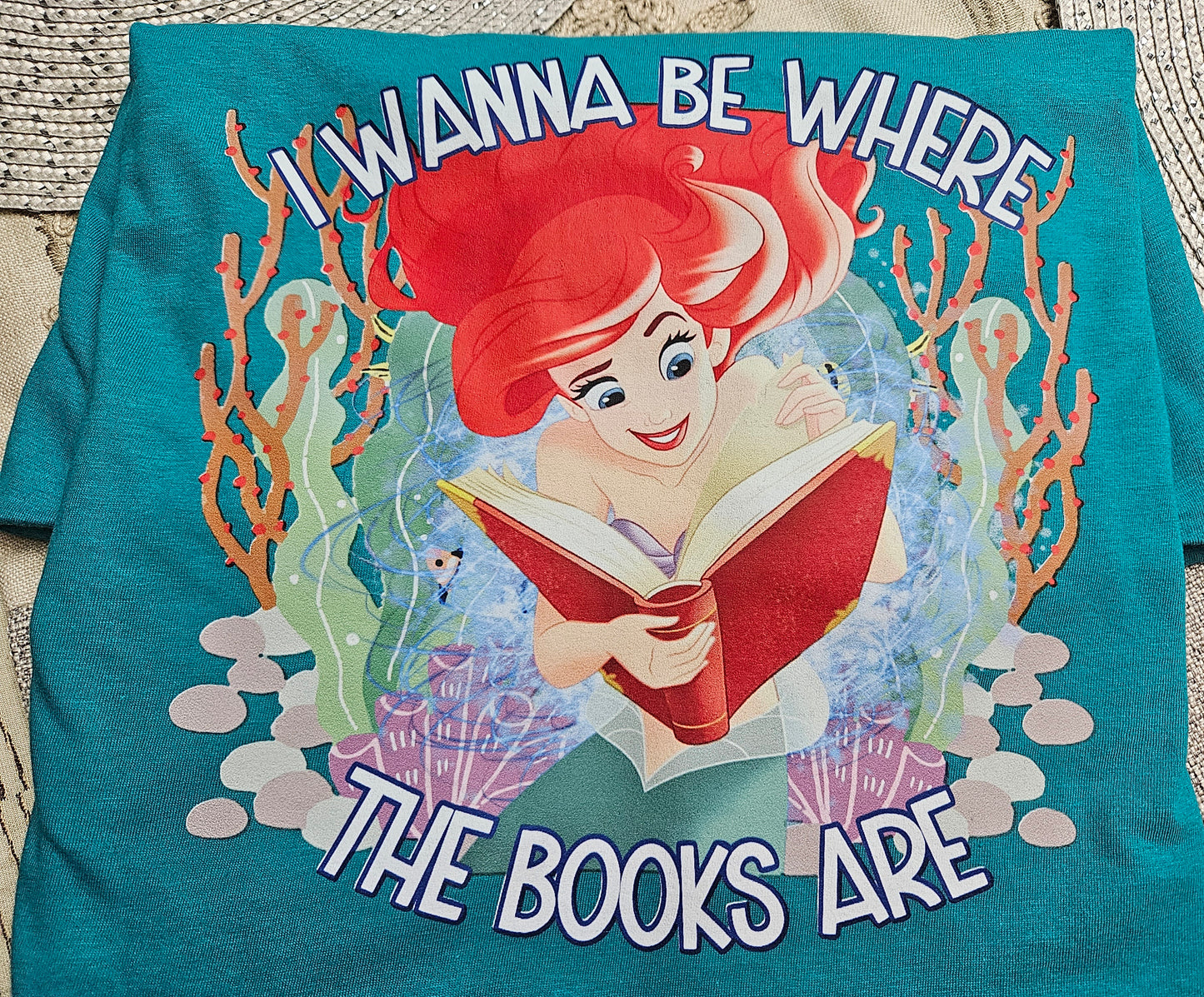 I wanna be where the books are- Ariel