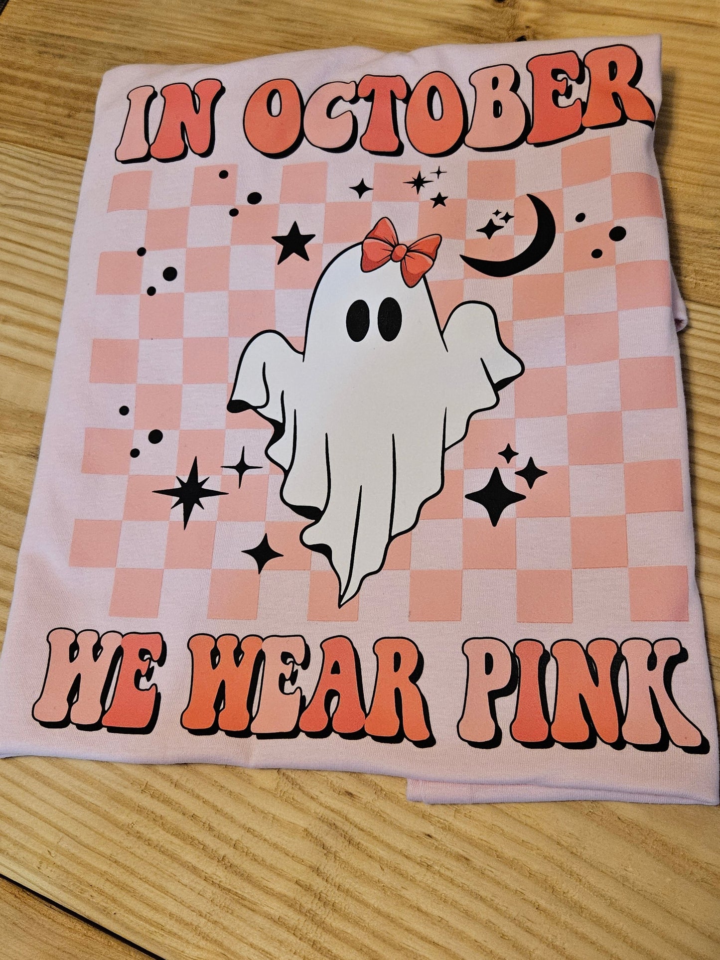 In October We Wear Pink Ghost Squares