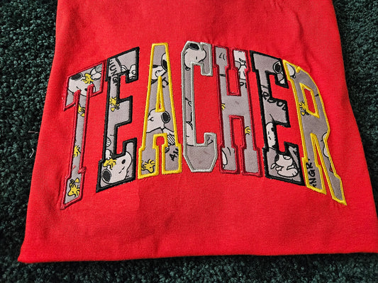 Teacher-School Snoopy-T-Shirt