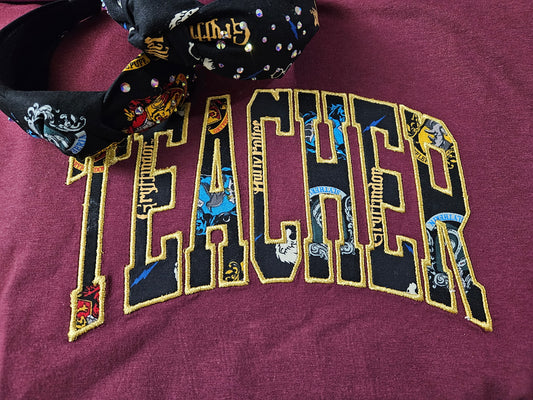 Teacher-Harry Potter-Gold-Applique