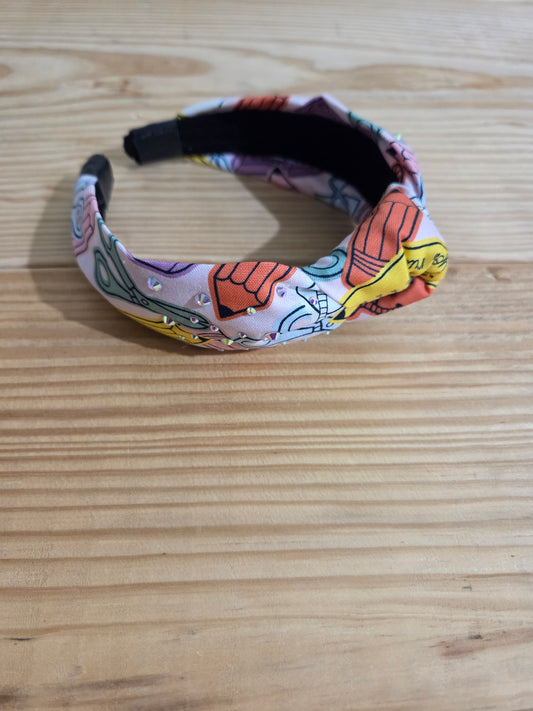 School Items Pink Headband