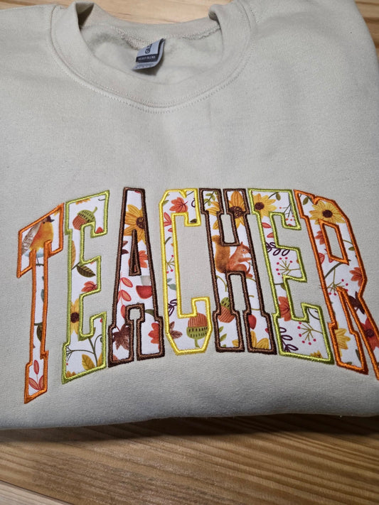 Teacher Sweatshirt Fall