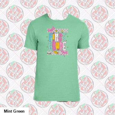 First Grade Coquette Checkered