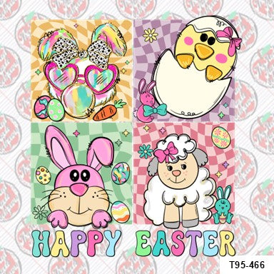Retro Easter Squares