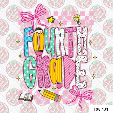 Fourth Grade Coquette Checkered