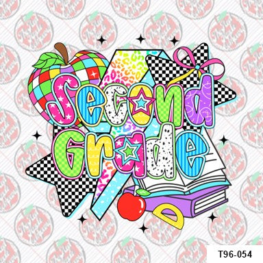 Second Grade Retro Checkered