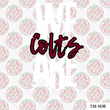 We are Colts maroon