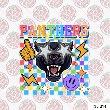 Panthers Mascot Retro