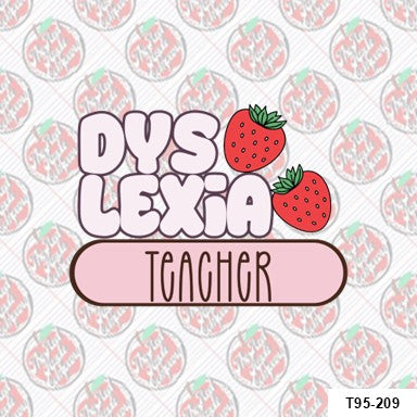 Dyslexia Teacher Strawberry
