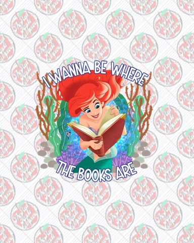 I wanna be where the books are- Ariel