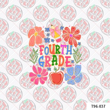Fourth Grade Flower Colorful