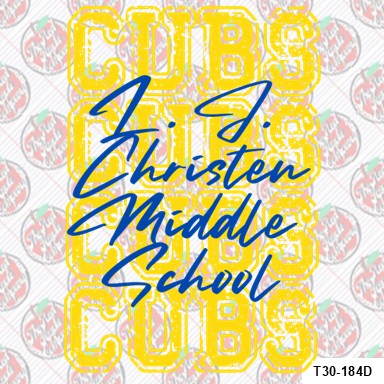 💛💙 CUBS. CUBS. CUBS. CUBS. 💙💛-🐯Christen Middle School