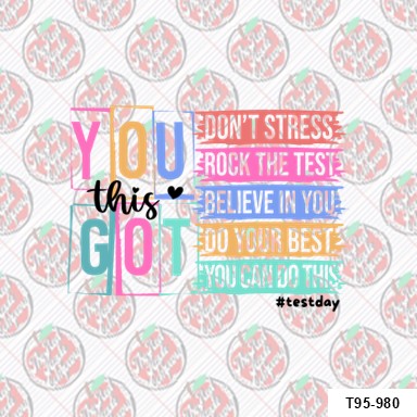 You got this lines