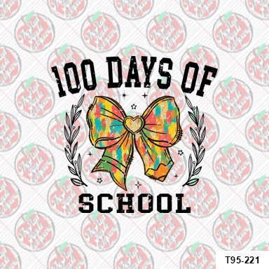 100 Days of School Pencil Bow