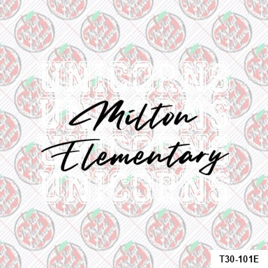 🦄 UN!C0RNS  x4 - Milton Elementary