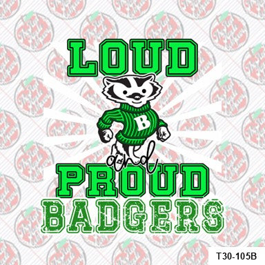 LOUD & PROUD BADGERS-Bruni Elementary