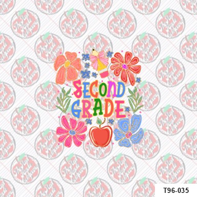 Second Grade Flower Colorful