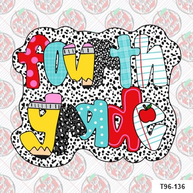 Fourth Grade Polka Dot