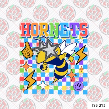 Hornets Mascot Retro