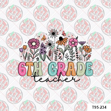 Sixth Grade Flowers