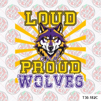 🐺💜 Loud. Proud. Wolves. 💛🐺-LBJ High School