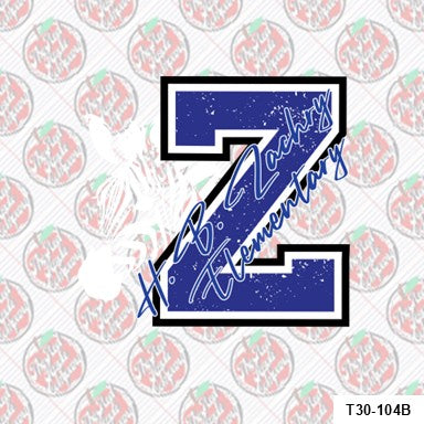 Z-is for Zebras- Zachry Elementary