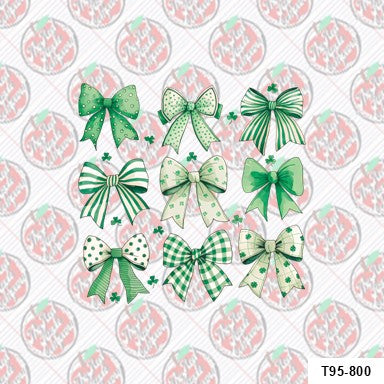 Retro St. Patrick's Bows