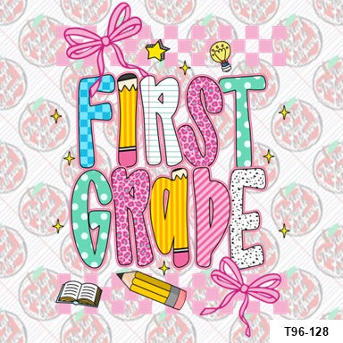 First Grade Coquette Checkered