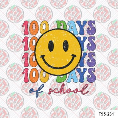 100 Days of School Smiley