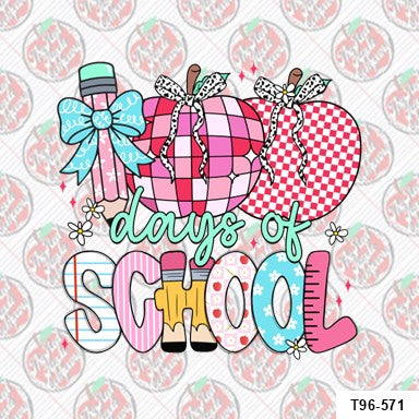 100 Days of School Coquette