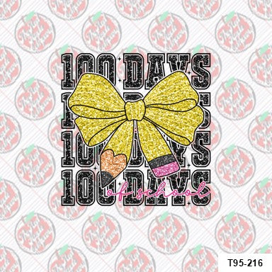 100 Days of School Coquette