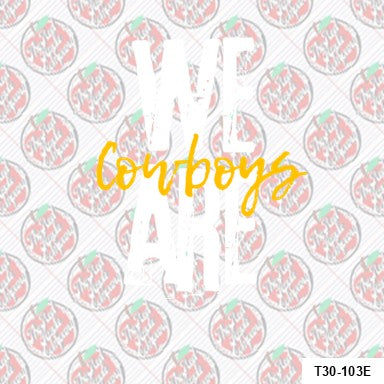 WE ARE COWBOYS– Alma Pierce
