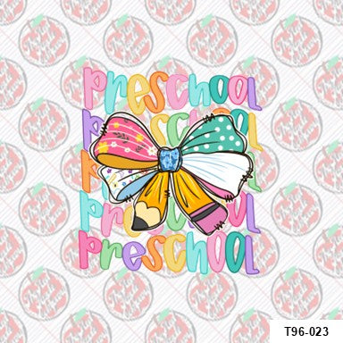 Preschool Coquette Bright Colors