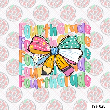 Fourth Grade Coquette Bright Colors
