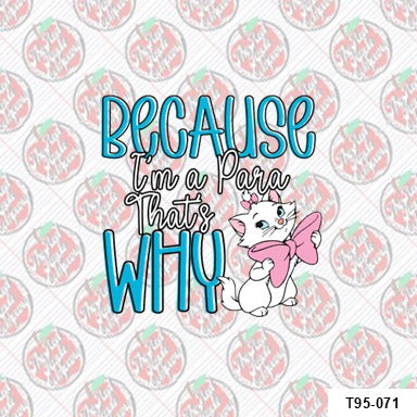 Because I am a Para