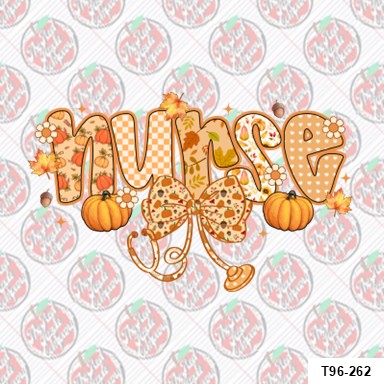 Fall Nurse Pumpkin