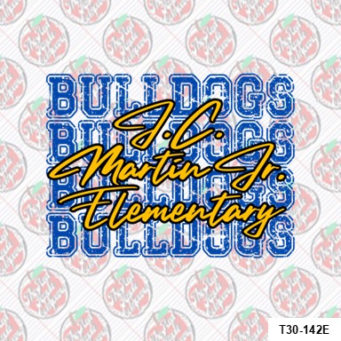 🐾 Bulldogs x4 J.C Elementary – Bulldogs Spirit Shirt-J.C Martin