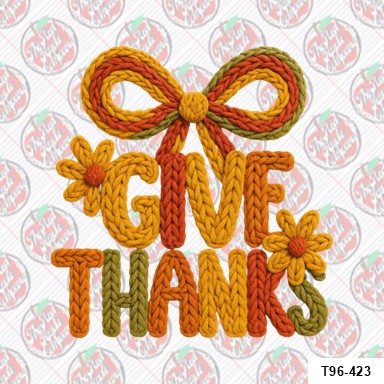 Crochet Give Thanks
