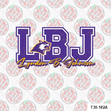 🐺💜 Unleash the Pack Spirit at LBJ! 💛🐺-LBJ High School